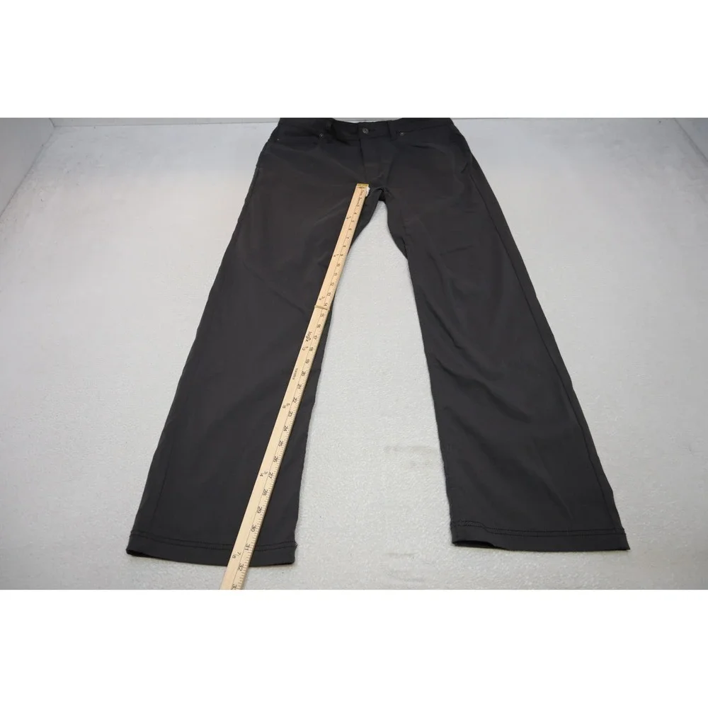 Prana Zion Slim Fit Pants Mens 36x32 Gray Stretch Nylon Hiking Outdoor Excellent